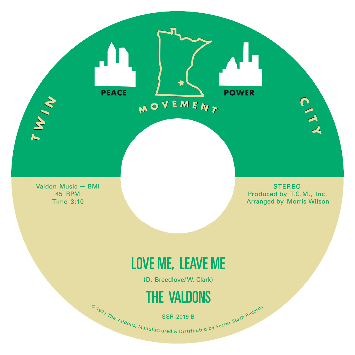The Valdons All Day Long B/W Love Me, Leave Me