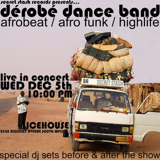 Secret Stash Presents Dérobé Dance Band Live!