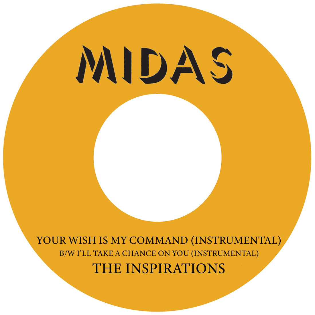 The Inspirations "THE MIDAS RECORDS INSTRUMENTALS"