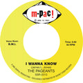 The Pageants — I Wanna Know B/W I Won't Come Back