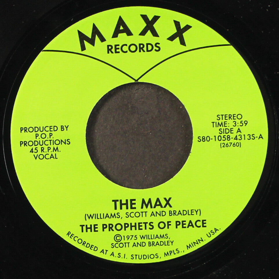 The Prophets Of Peace "P.O.P. (Vocal) B/W 46th Street Bump Time (Instrumental)"