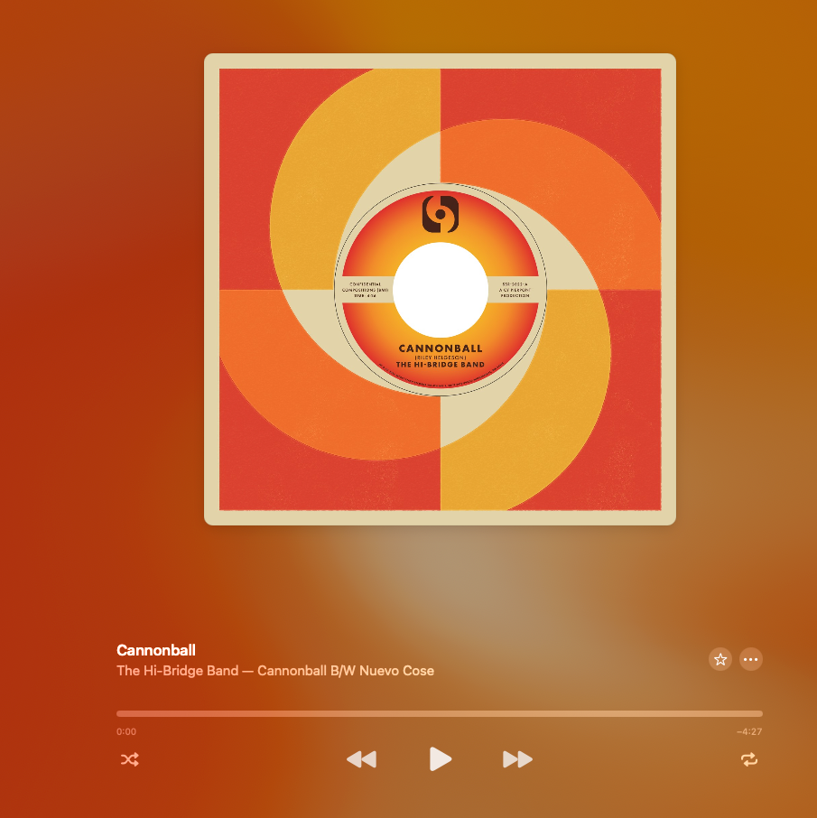 The Hi-Bridge Band Cannonball B/W Nuevo Cose